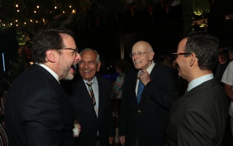 Rodrigo Cordero, Ernesto Pesantez, Werner Pellehn y Leonardo Viteri.