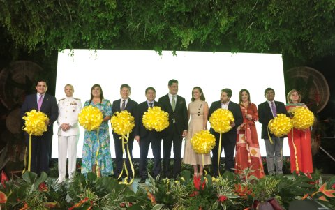 Parte de los invitados especiales al Banana Time.