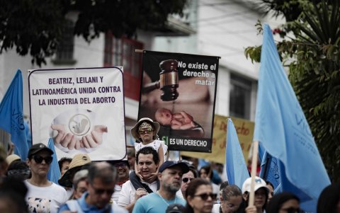 Organizaciones religiosas marcharon por su causa