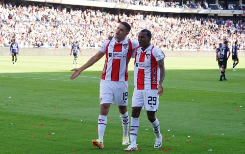 Liga de Quito se impuso 2-1 a Independiente del Valle en el estadio Rodrigo Paz Delgado