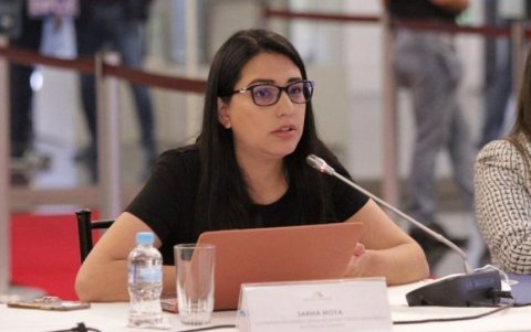 La secretaria de Planificación, Sariha Moya, está encargada de la Vicepresidencia.
