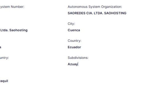 Empresa que provee dominio de internet que usa la iniciativa Jóvenes en Acción.