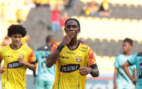 Allen Obando, delantero del Barcelona SC.