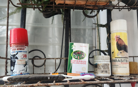 En el operativo encontraron elementos para curar heridas de los animales.