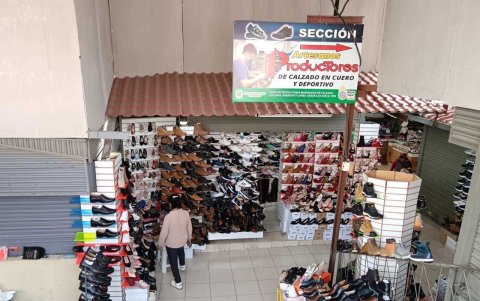 Los cortes de energía han frenado la producción de calzado en la plaza.