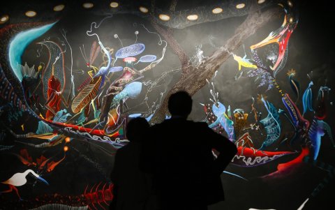 Artistas amazónicos que participan en la exposición 'Amazonias. El futuro ancestral'