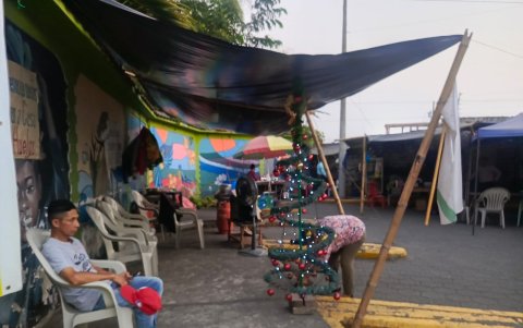 Escenario. Advierten que el paro continuará los siguientes días, incluso Navidad.