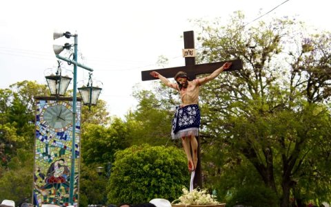 El Señor de las Aguas de Girón llega a Cuenca para una procesión y eucaristía para pedir por la lluvia.