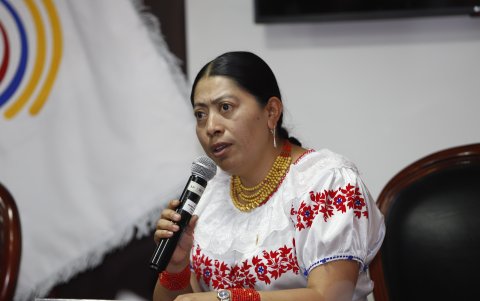 Inés Díaz Chirán es la nueva candidata a la vicepresidencia de Ecuador por el partido SUMA, en las elecciones 2025.