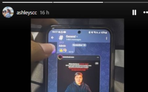 Opinión de Ashley Contreras en historias de Instagram