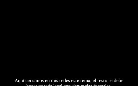 Dejará el caso en manos de sus abogados.