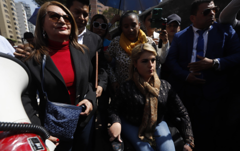 Los vocales suplentes intentaron ingresar a la matriz del CNE el 20 de noviembre de 2024, pero les fue impedido por un contingente policial.