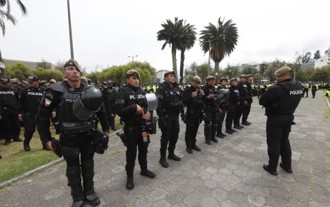 Miembros de las fuerzas del orden se desplegarán por la capital.