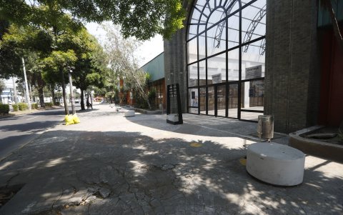 La Y. En la antigua estación del Trole se trabaja en el proyecto ‘Quitopía’ y también en un parque que está previsto que se levante el próximo año.