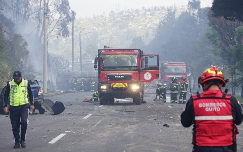 Autoridades llegaron hasta el lugar del siniestro.