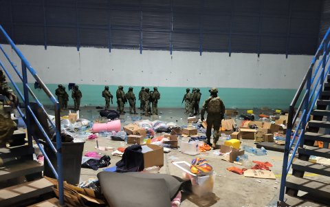 Un área de la Cárcel de Cotopaxi.