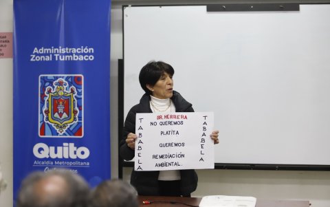 Remediación. Los moradores dicen que no exigen dinero, sino el retiro de escombros y la limpieza.