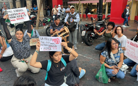 Marcha por el 25N en Guayaquil.