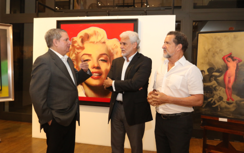 César Salmon, Eduardo López y Galo García.