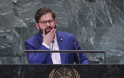 El Mandatario precisó que que se encontraba en la actividad “para ocuparnos de lo que realmente le importa a los chilenos y chilenas