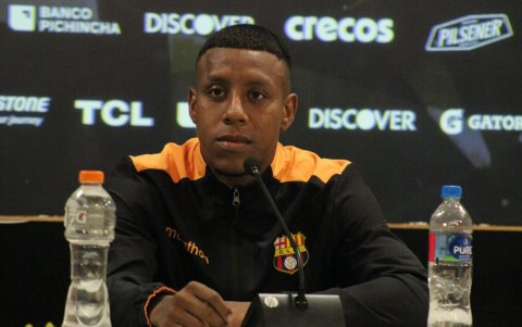 Cristhian Solano, extremo izquierdo del Barcelona SC.