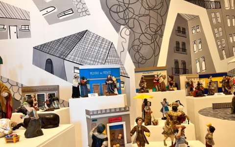 Anualmente, las exposiciones del pesebre buscan una relación con la actualidad.