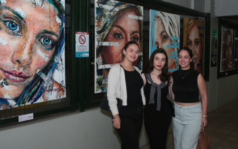 Melissa Núñez, Guillermina Lucíni y Diana Núñez.