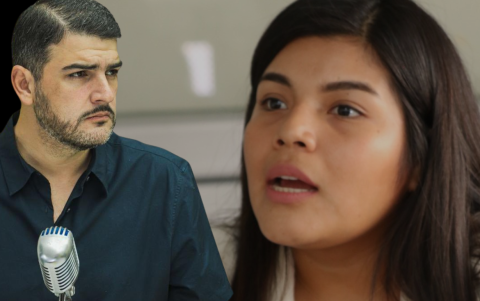 Aquiles Álvarez y Ana Choez en fotos de archivo.