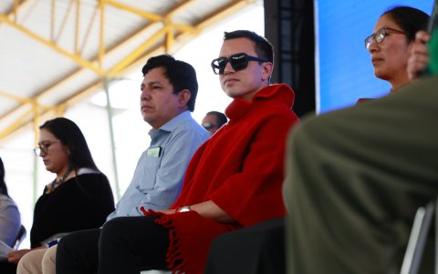 El presidente de la República, Daniel Noboa.