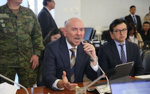 El ministro de Defensa, Giancarlo Loffredo.