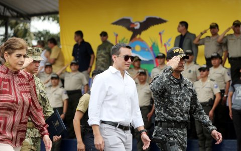 El presidente de la República, Daniel Noboa Azín.