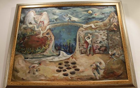 El pintor rompió con el canon de la época y exploró la realidad social desde el expresionismo y el símbolo.