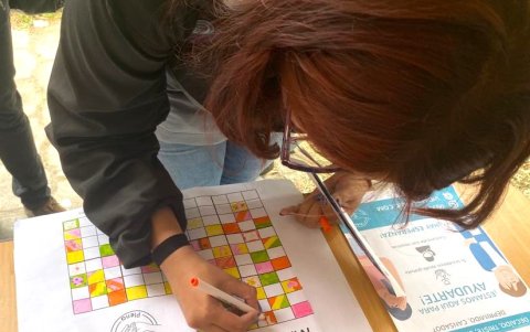 Los pacientes apuestan por pintar cuadros.