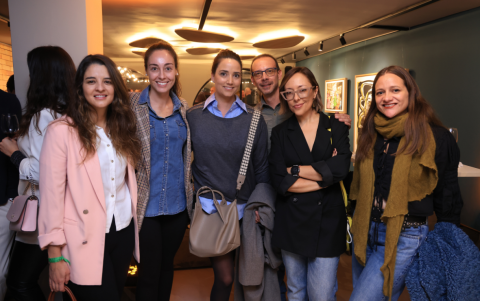 Carolina Caicedo, Xandra Pérez, Leyre Goñi, Juan Pablo Votruba, Andrea Garzón y Camila Burbano.