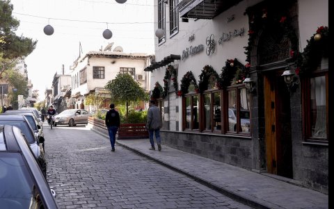 El barrio de Bab Tuma, en la ciudad vieja de Damasco, está poblada de cristianos.