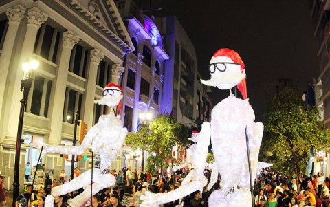 El desfile se realizó en diciembre de 2023.