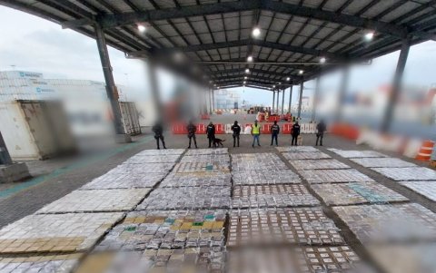 Imagen compartida por la Policía Nacional de la incautación.