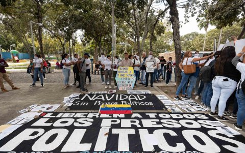 Una protesta de familiares de 