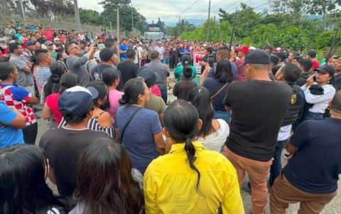 Protesta en Archidona.