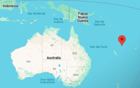 Vanuatu es una nación ubicada en el sudoeste del océano Pacífioc, en el contintente Oceanía.