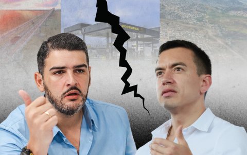 Aquiles Álvarez, alcalde de Guayaquil, y Daniel Noboa, presidente de la República, mantienen una pugna desde el inicio del mandato presidencial.