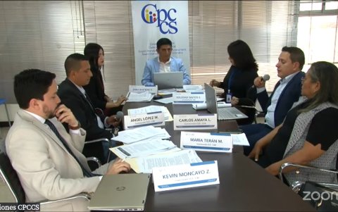 La comisión ciudadana de selección del concurso para la renovación del CNE.