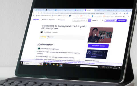 Curso online gratuito de fotografía con smartphone de Crehana.