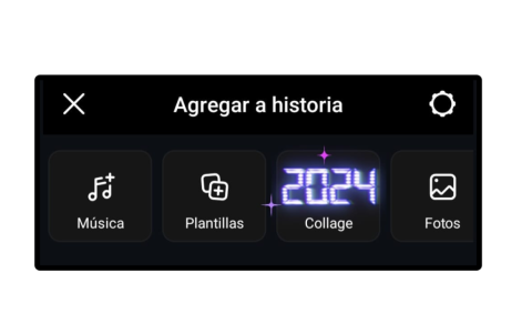 Así puedes encontrar Instagram 2024 Collage, al entrar a tus Historias.