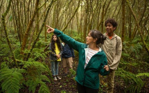 Tania Hermida estrenó su tercera película, filmada en Galápagos.