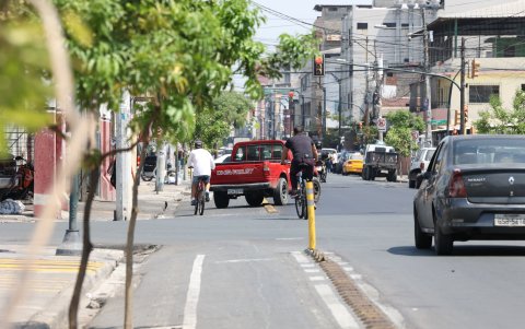Norma. La urbe tiene una ordenanza por el uso de la bicicleta, pero las ciclovías no son respetadas.