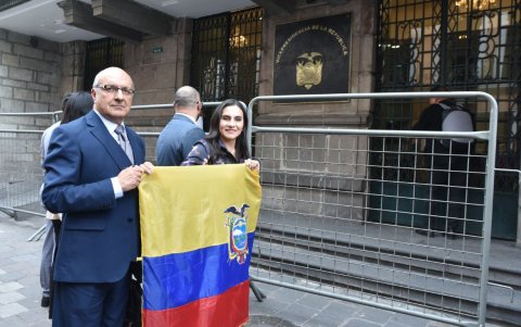 Verónica Abad no ha podido entrar a las oficinas de la Vicepresidencia del Ecuador.