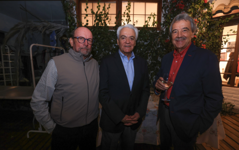 Roberto Brauer, Rodrigo Álvarez y Kiko Dreyer.