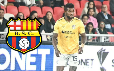 Gustavo Vallecilla, defensor ecuatoriano jugará en Barcelona 2025..
