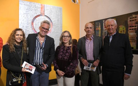 Pilar Cevallos, Gabriel Ruiz, Irene Rivadeneira, Rodrigo Arroyo y Patricio Pinto.